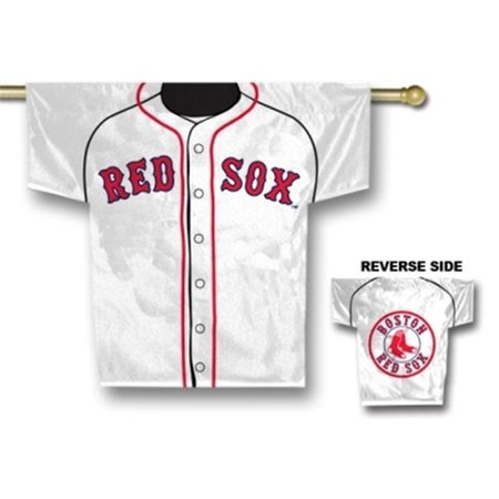 FREMONT DIE INC Fremont Die  63902B Jersey Banner 34in. x 30in. - 2-Sided- Boston Red Sox 63902B